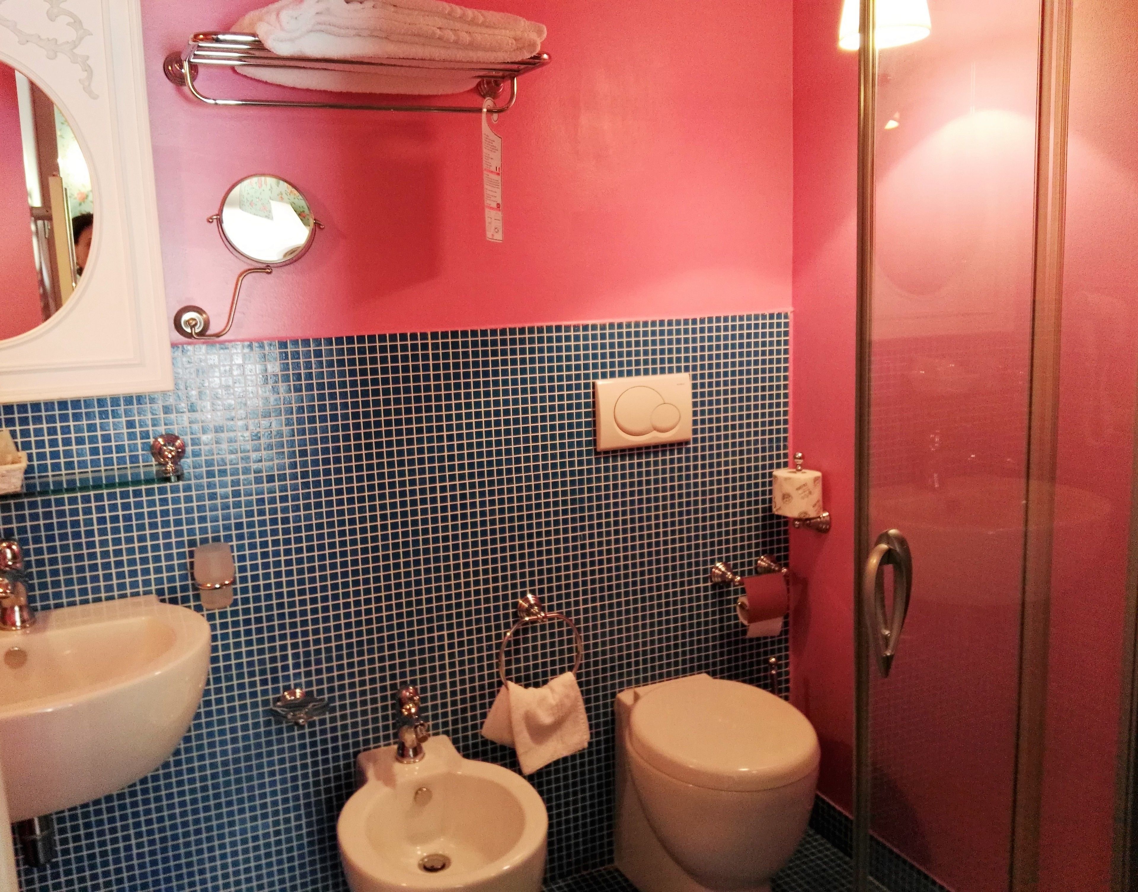 single room | bathroom | deep-soaking bathtub, hair dryer, bidet, towels