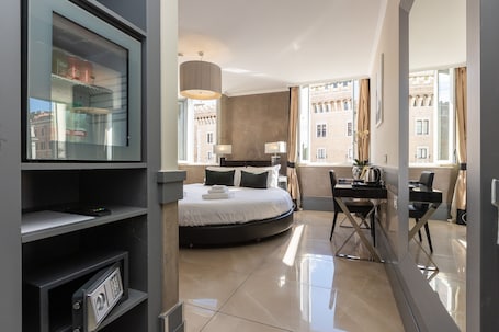 Sábanas italianas Frette, ropa de cama de alta calidad y cubrecamas . Hotel Castellino Roma