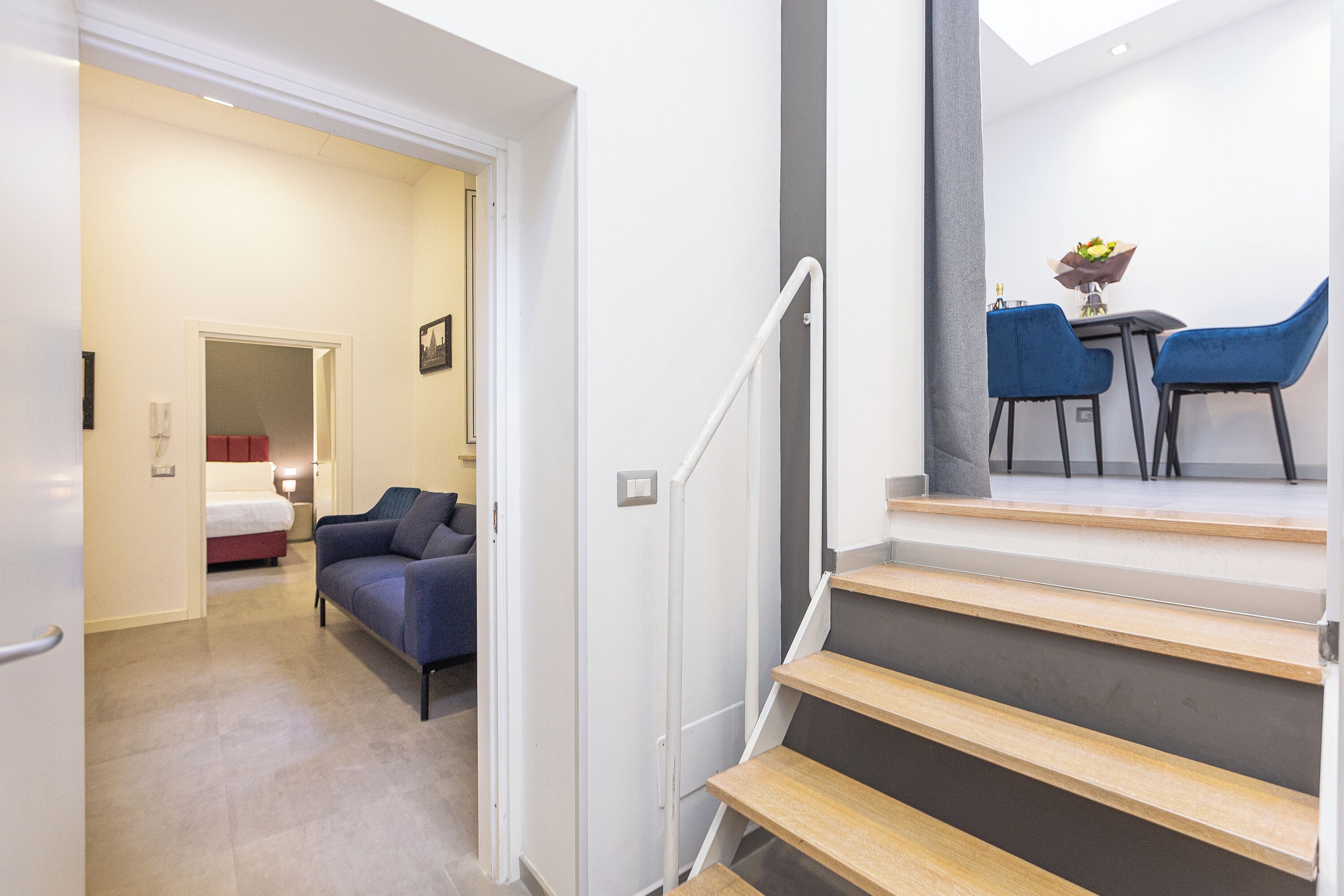 executive suite | living area | 50-inch led tv with digital channels