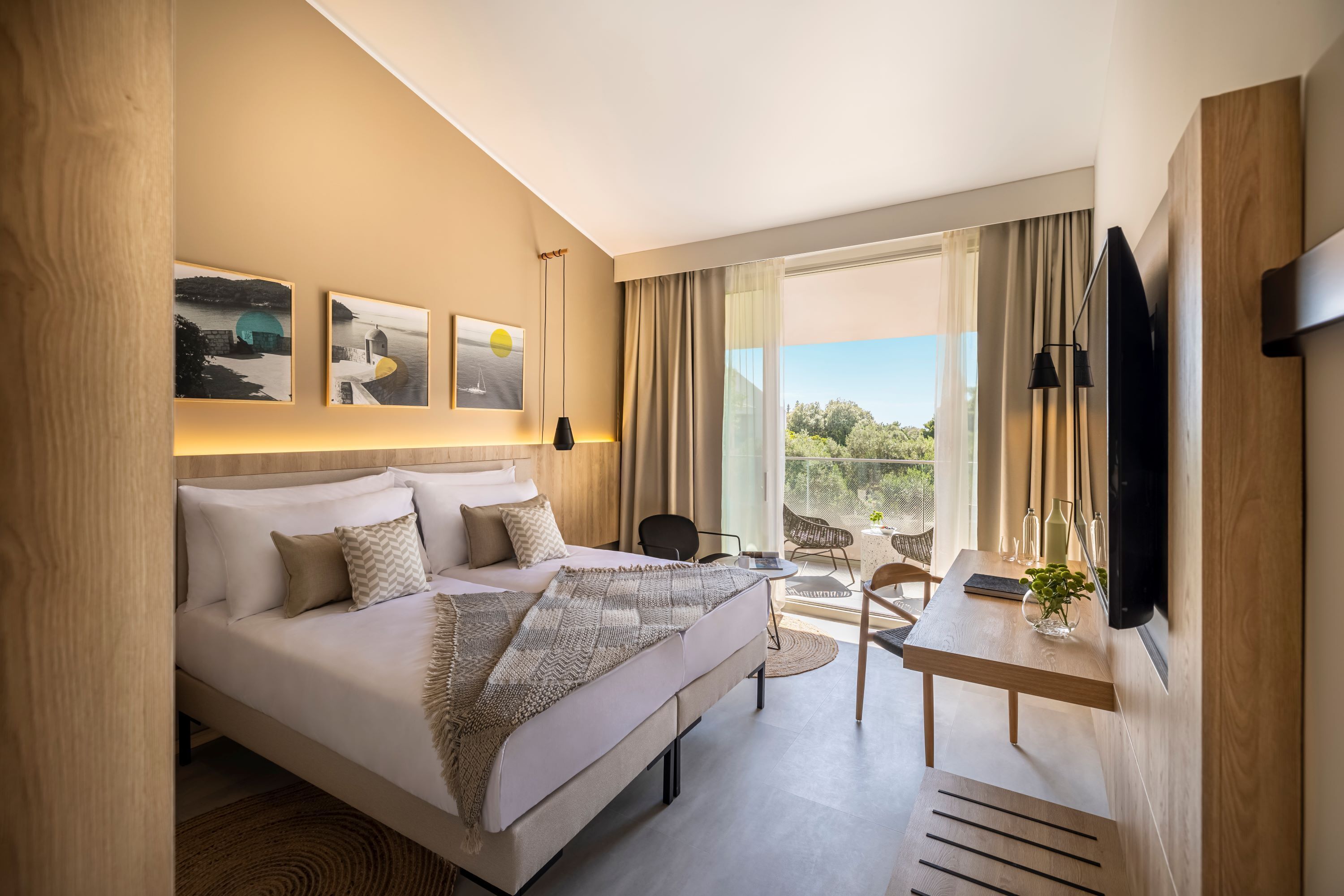 Minibar, in-room safe, desk, blackout curtains