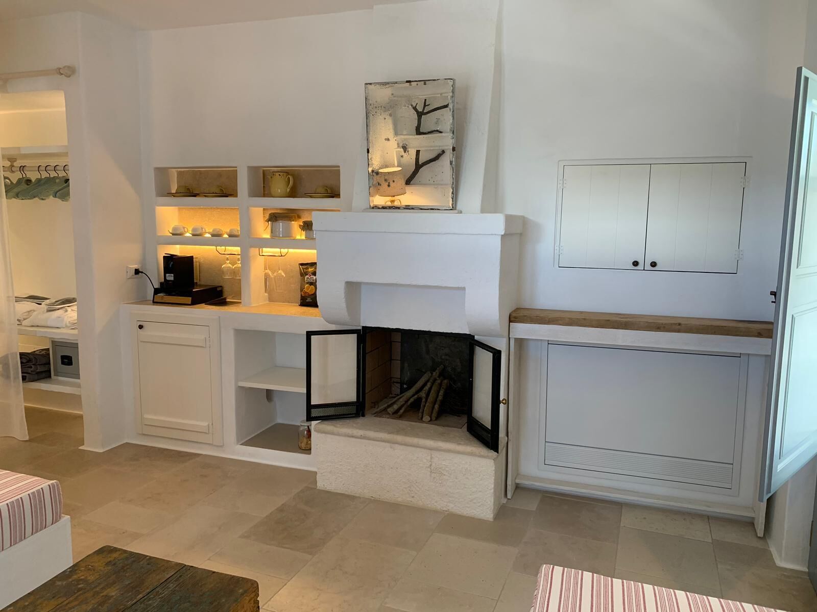 suite, private pool | living area | flat-screen tv