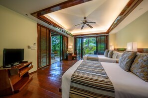 1 habitación, ropa de cama de alta calidad y minibar 