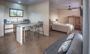 Superior-studiolejlighed - i anneksbygning | Dundyner, gratis Wi-Fi, sengetøj