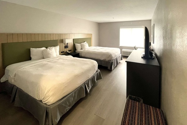 Room, 2 Queen Beds, Non Smoking | Desk, iron/ironing board, cribs (free), rollaway beds (free)