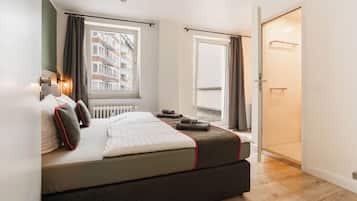 Chambre Double | 1 chambre, bureau, espace de travail pour ordinateur portable