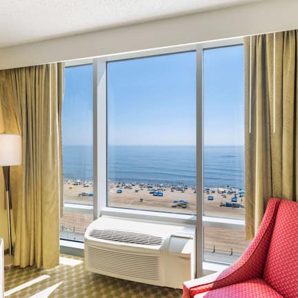 32-inch flat-screen TV with cable channels, TV