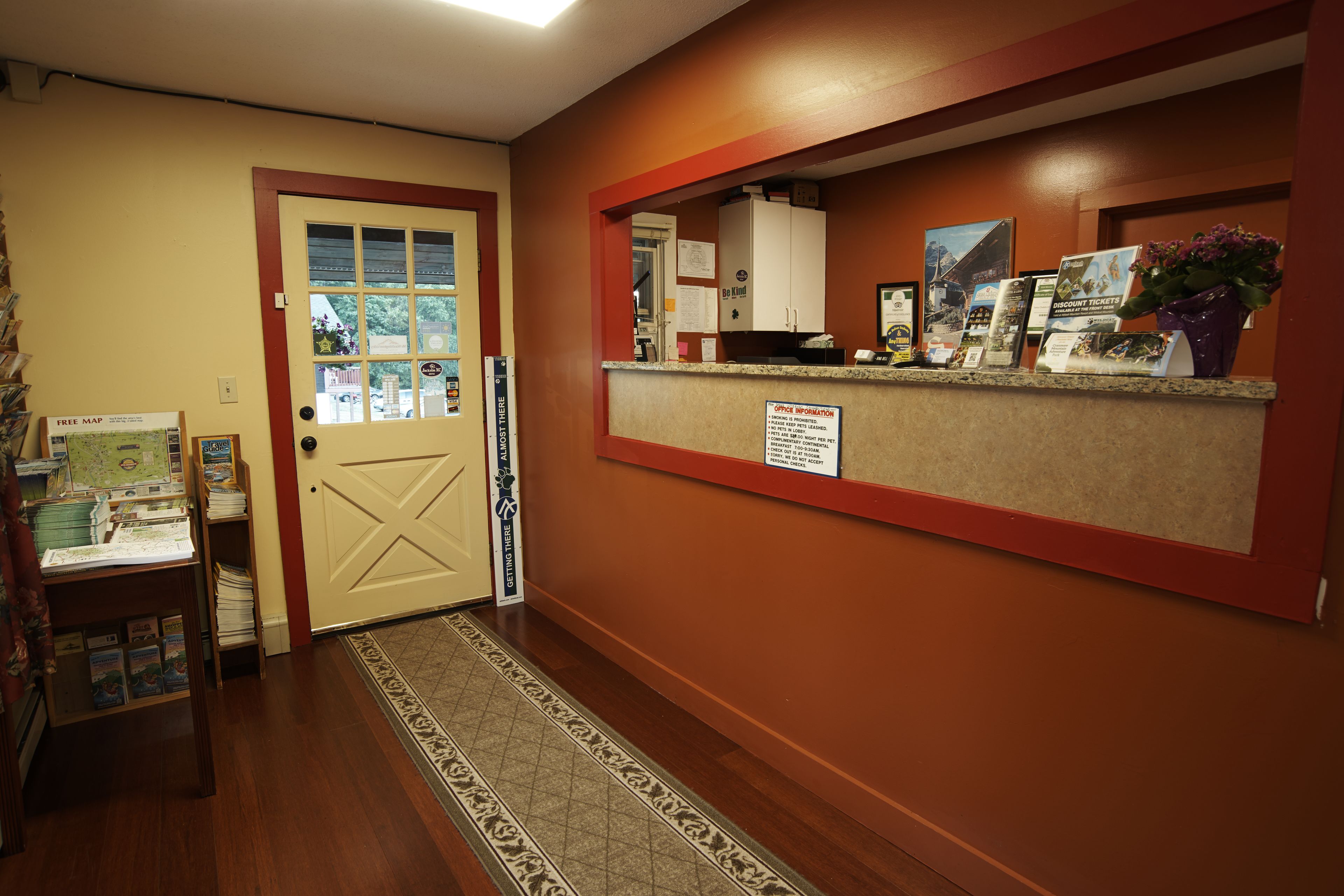 check-in/check-out kiosk