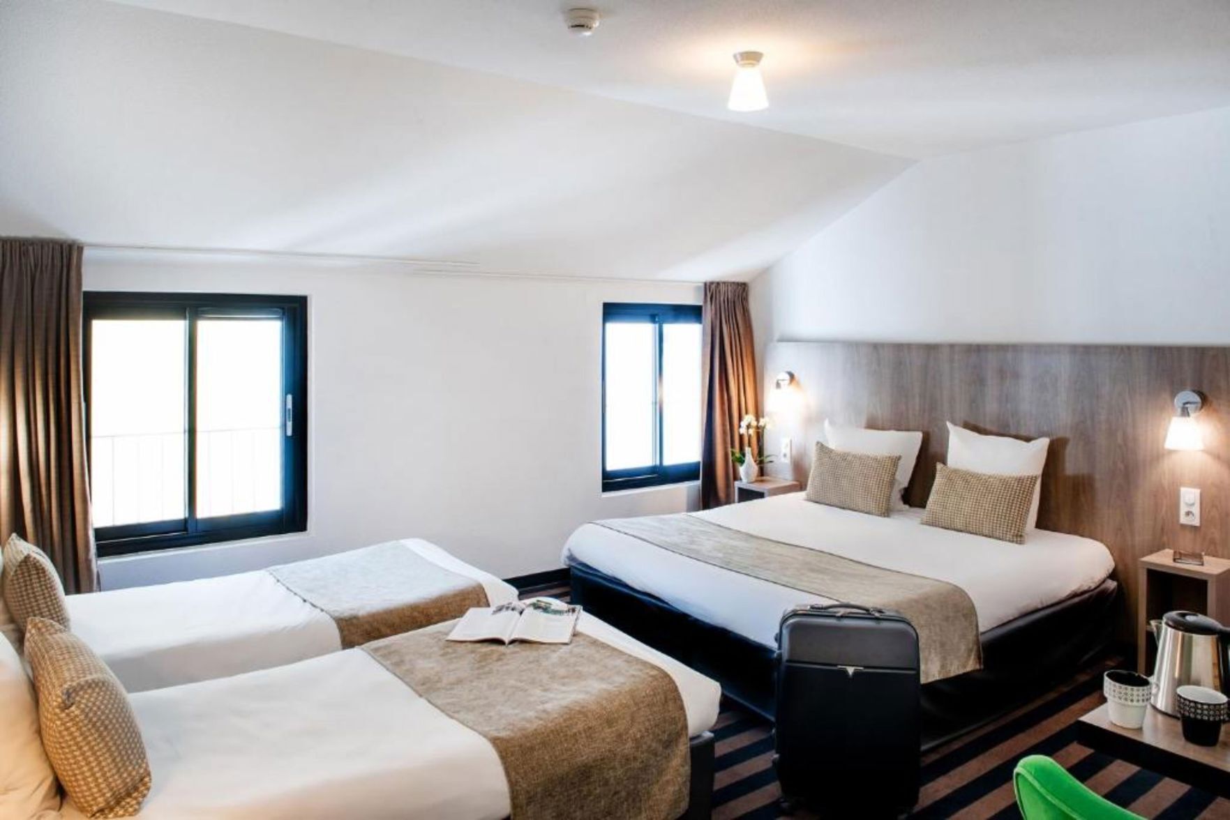 Minibar, in-room safe, desk, blackout curtains