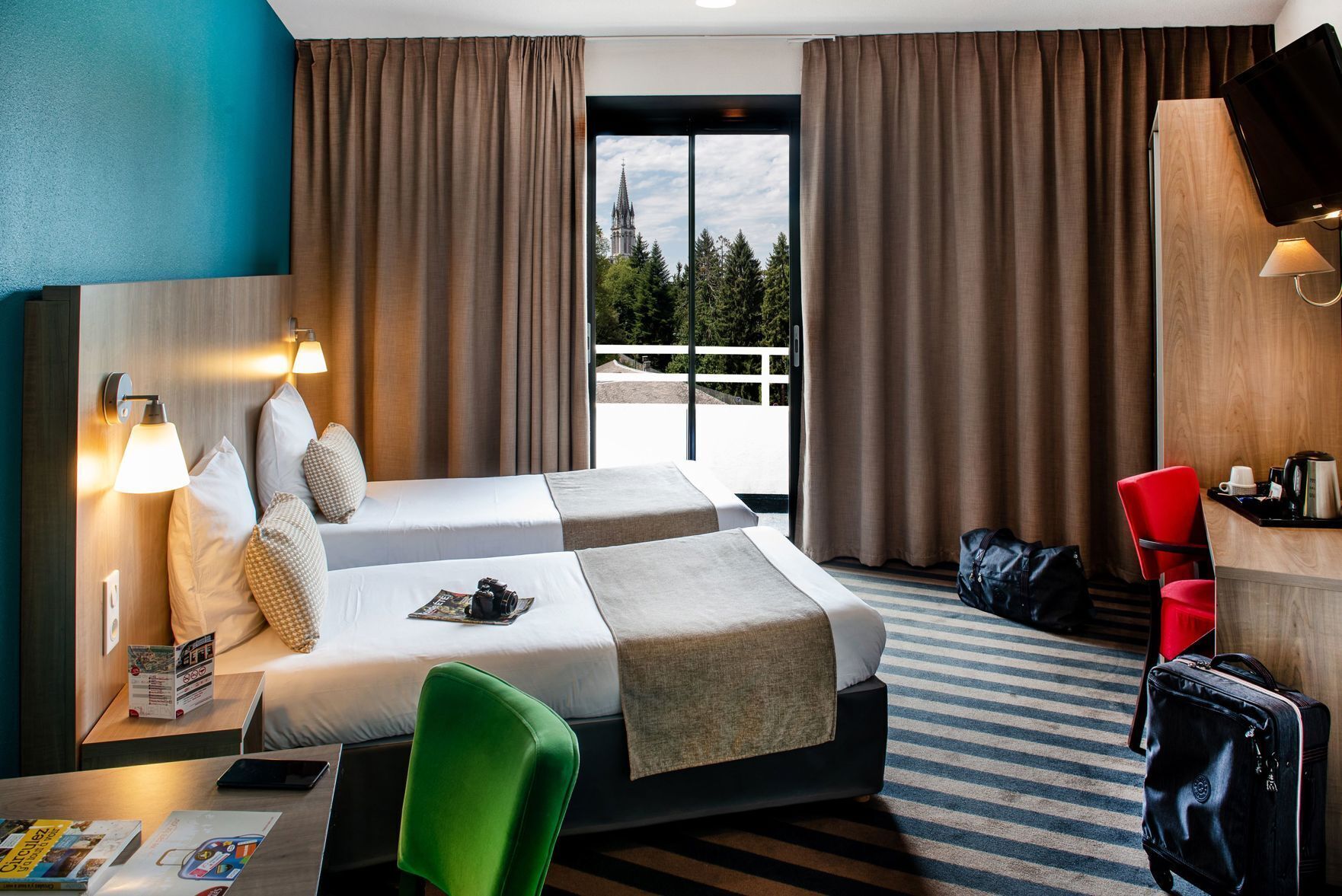 Minibar, in-room safe, desk, blackout curtains