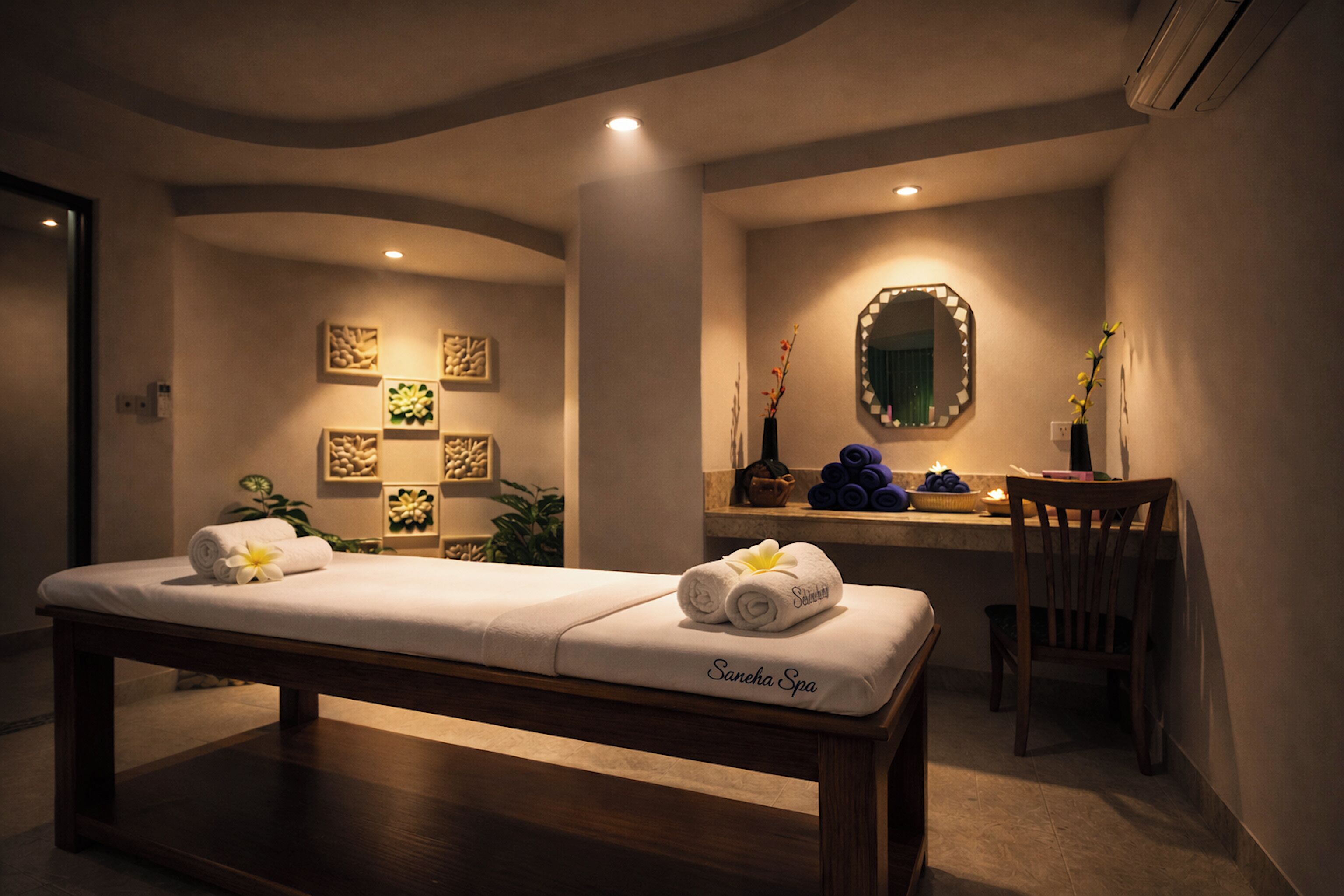 Couples treatment room(s), hot tub, steam room, body treatments