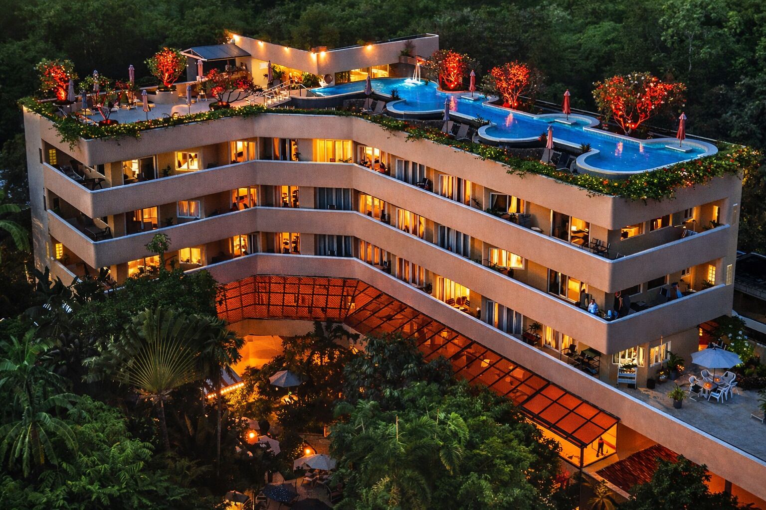 Pemandangan dari udara