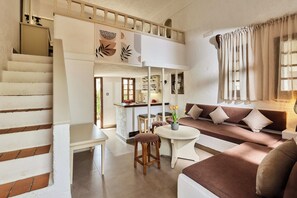 Maisonette for 4 adults + 1 Child | Living area