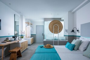 Double or Twin Room | Individually decorated, individually furnished, desk, soundproofing - Solimar Turquoise Adults Only - All Inclusive (Chania)