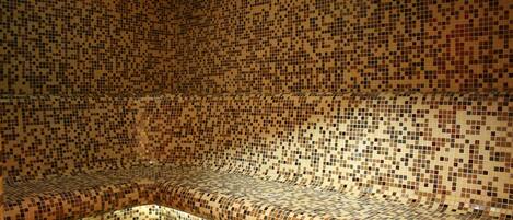 Sauna, hot tub, body treatments, aromatherapy, body wraps, body scrubs