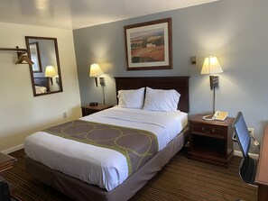 标准房, 1 张大床 | 特色家居、办公桌、熨斗/熨衣板、免费 WiFi