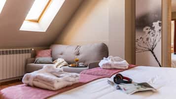 In-room safe, desk, blackout curtains, soundproofing