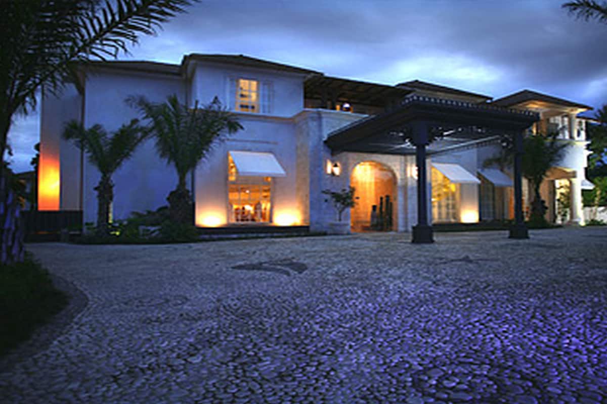 front of property – evening/night