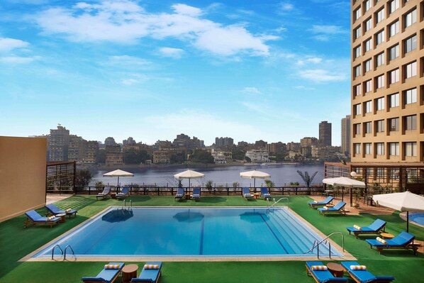 Indoor pool, outdoor pool
