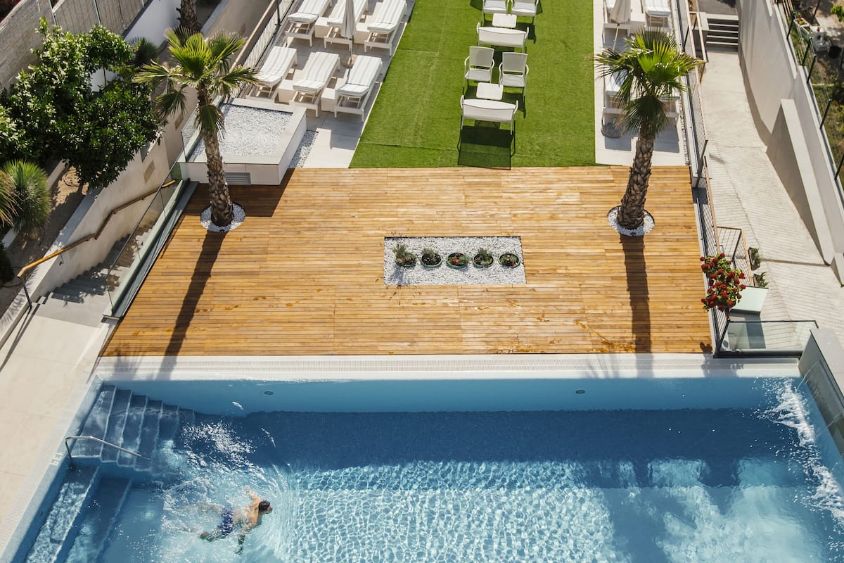 Departamento Deluxe, Terraza, vista al mar | Vista desde la habitación