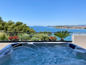 Presidential Suite, Terrace, Sea View (Jakuzzi) | View from room - Hotel Eden (Podstrana)