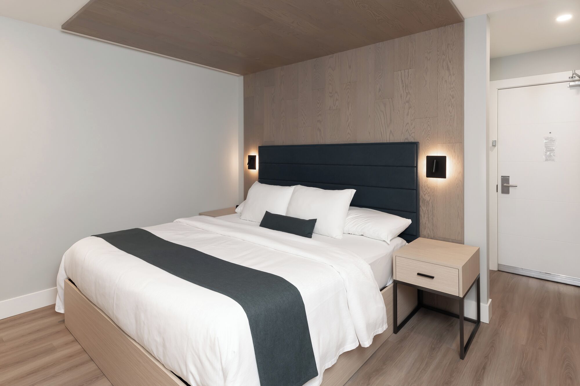 junior suite, 1 king bed with sofa bed, lake view | premium bedding, desk, blackout curtains, iron/ironing board