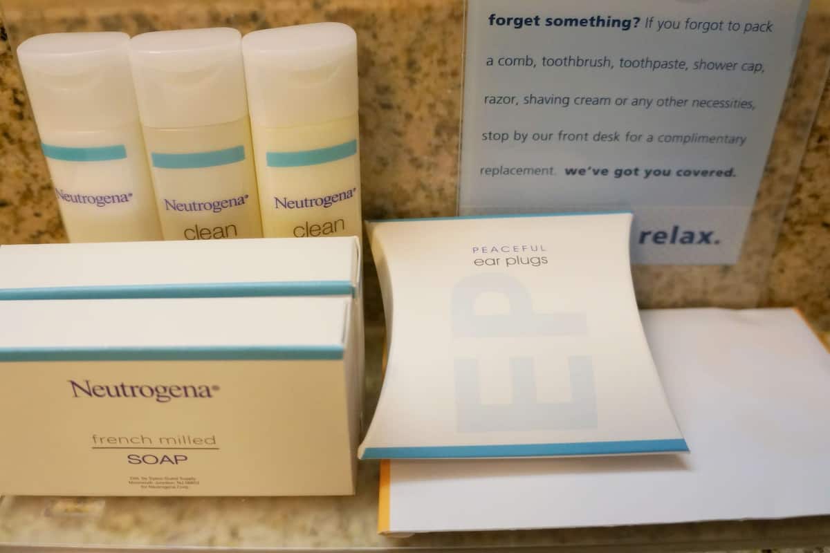 desk, laptop workspace, blackout curtains, iron/ironing board