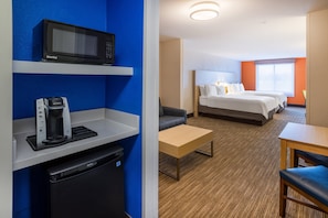 Suite, 2 Queen Beds, Roll-in Shower (Communications) | In-room safe, desk, blackout curtains, iron/ironing board - Holiday Inn Express Hotel & Suites Salisbury - Delmar by IHG (Delmar)