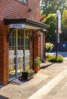 Mostrador para check-in y check-out