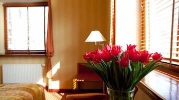 1 bedroom, hypo-allergenic bedding, minibar, in-room safe