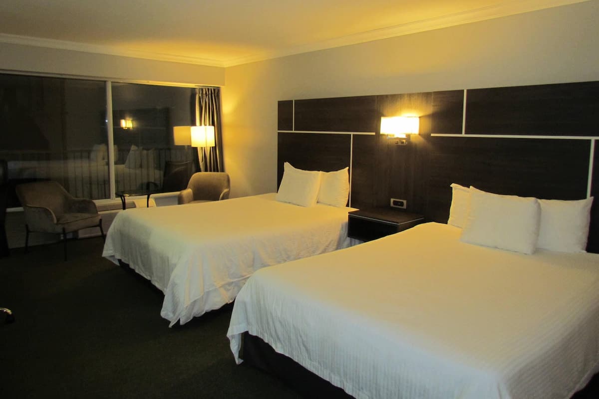 Room, 2 Queen Beds, Non Smoking | Desk, blackout drapes, iron/ironing board, free WiFi