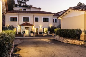 Front of property – evening/night