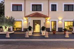 Front of property - evening/night