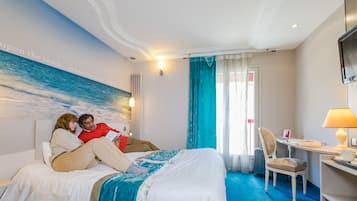 Coffres-forts dans les chambres, bureau, rideaux occultants