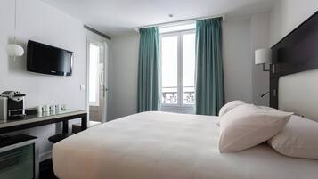 Premium bedding, minibar, in-room safe, desk