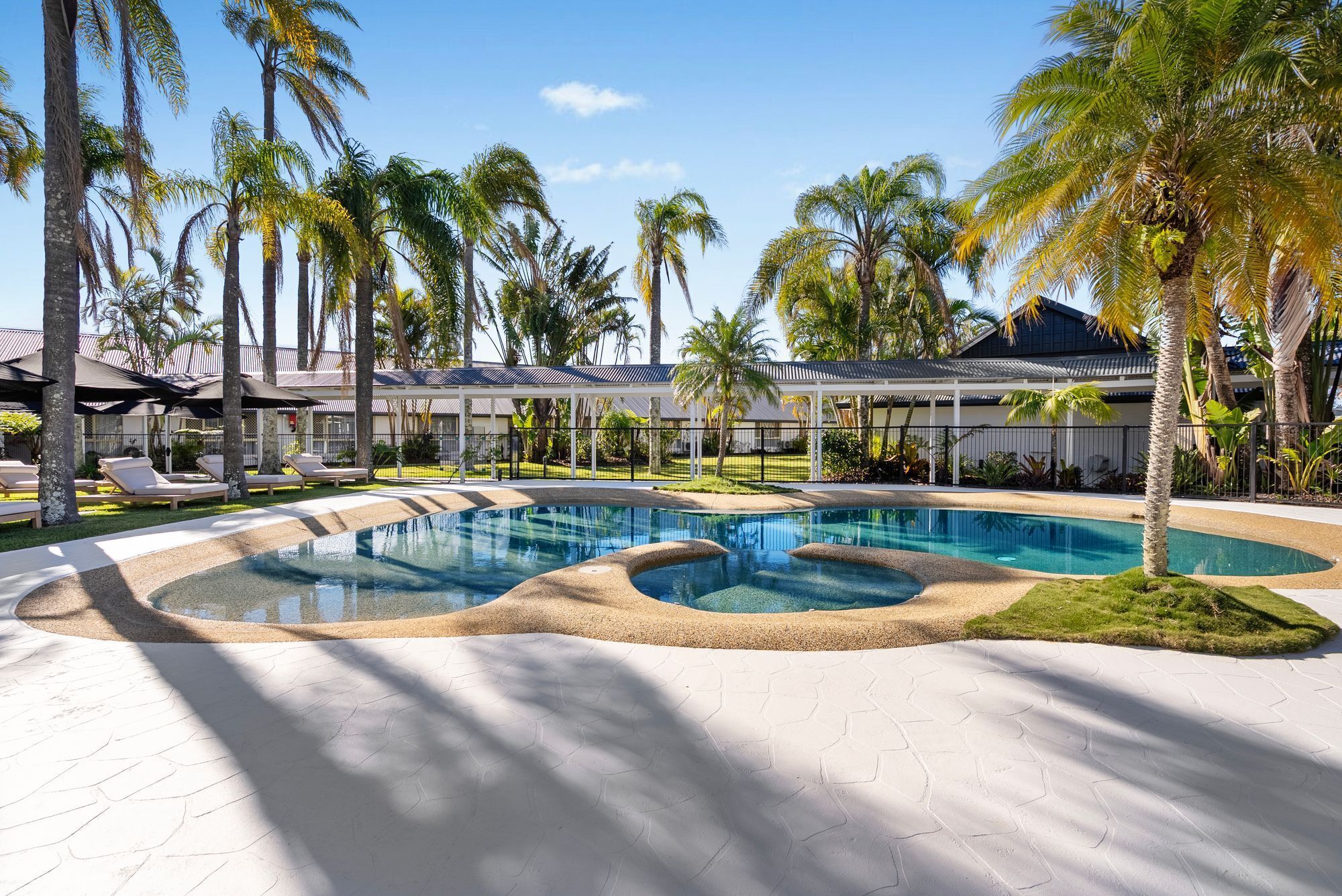 Outdoor pool, open 8:00 AM to 8:00 PM, sun loungers