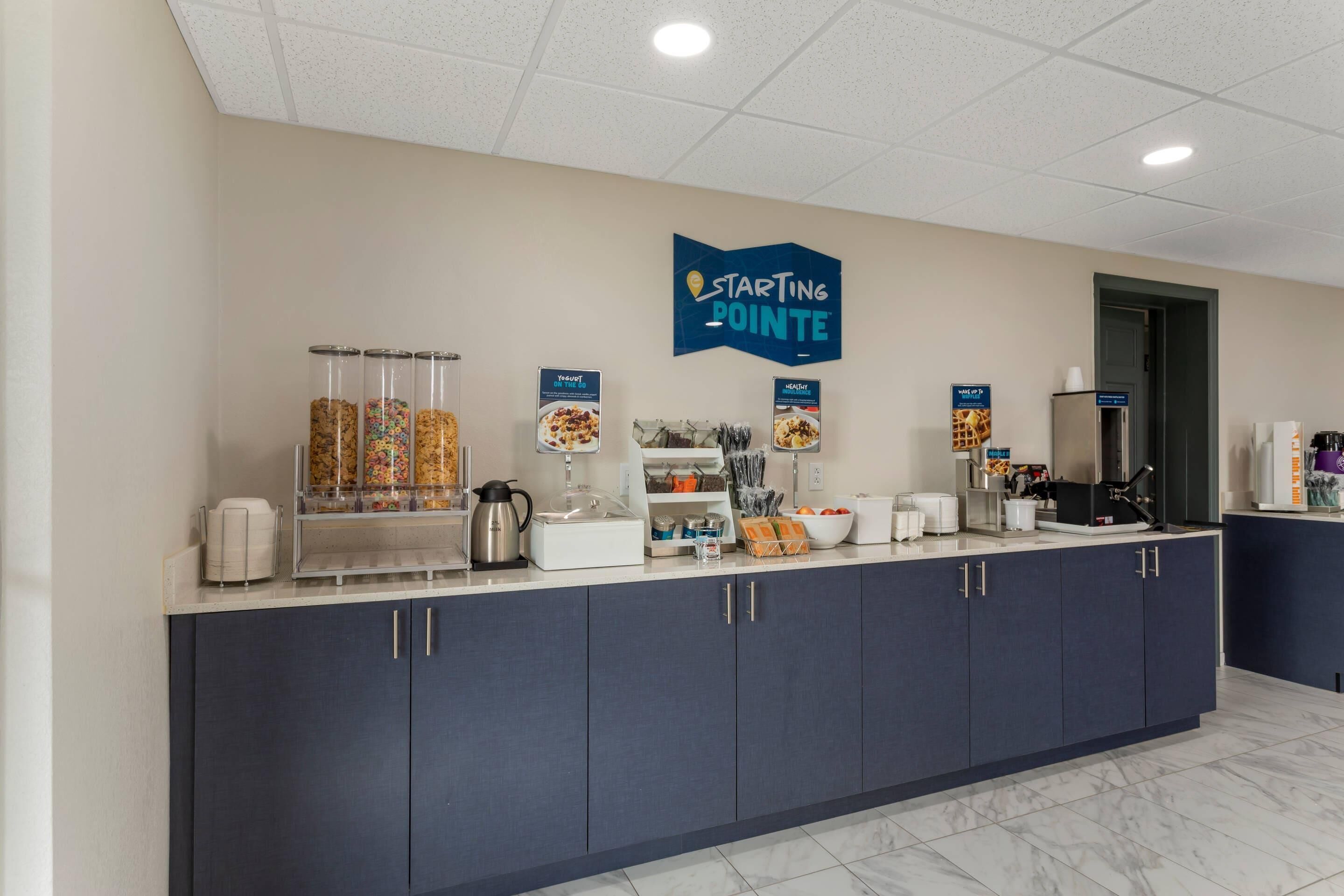 Café da manhã continental grátis todos os dias