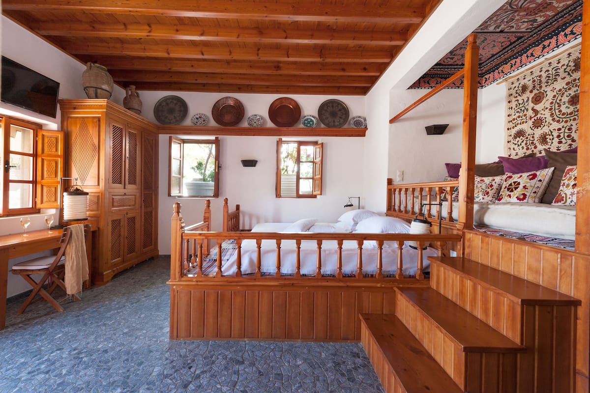 suite | frette italian sheets, premium bedding, down duvets, minibar