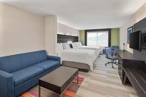 Suite, 2 Queen Beds | Premium bedding, in-room safe, desk, laptop workspace - Holiday Inn Express & Suites Hardeeville - Hilton Head by IHG (Hardeeville)