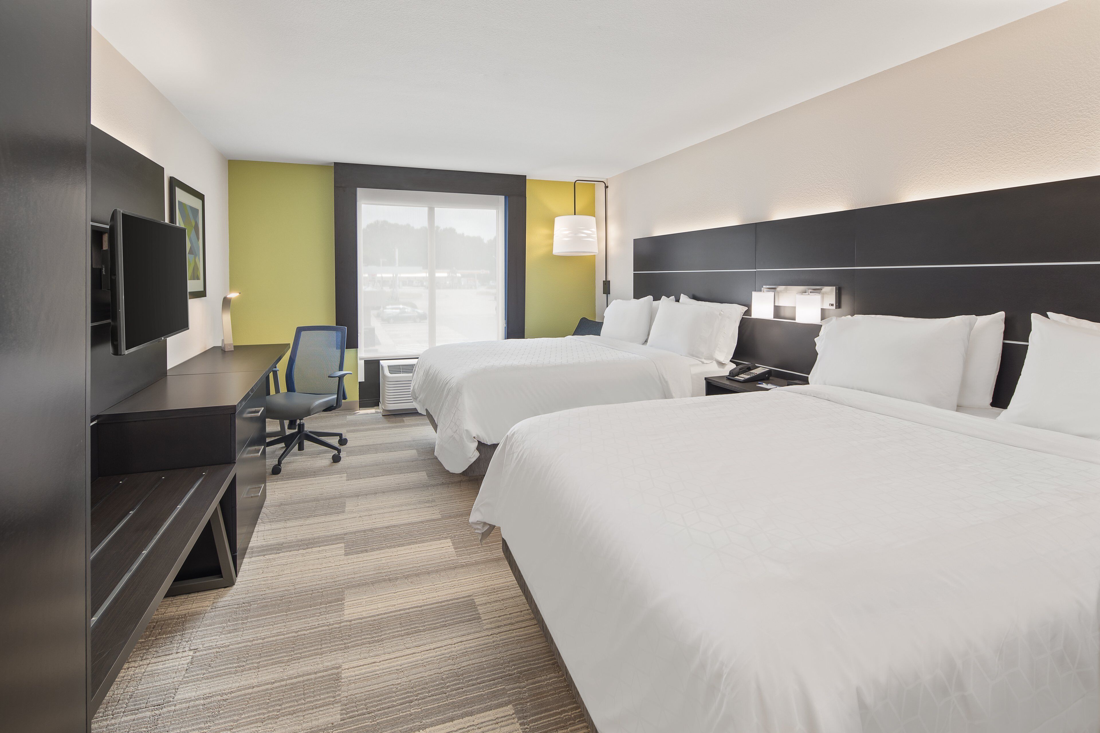 standard room, 2 queen beds | 1 bedroom, premium bedding, in-room safe, desk