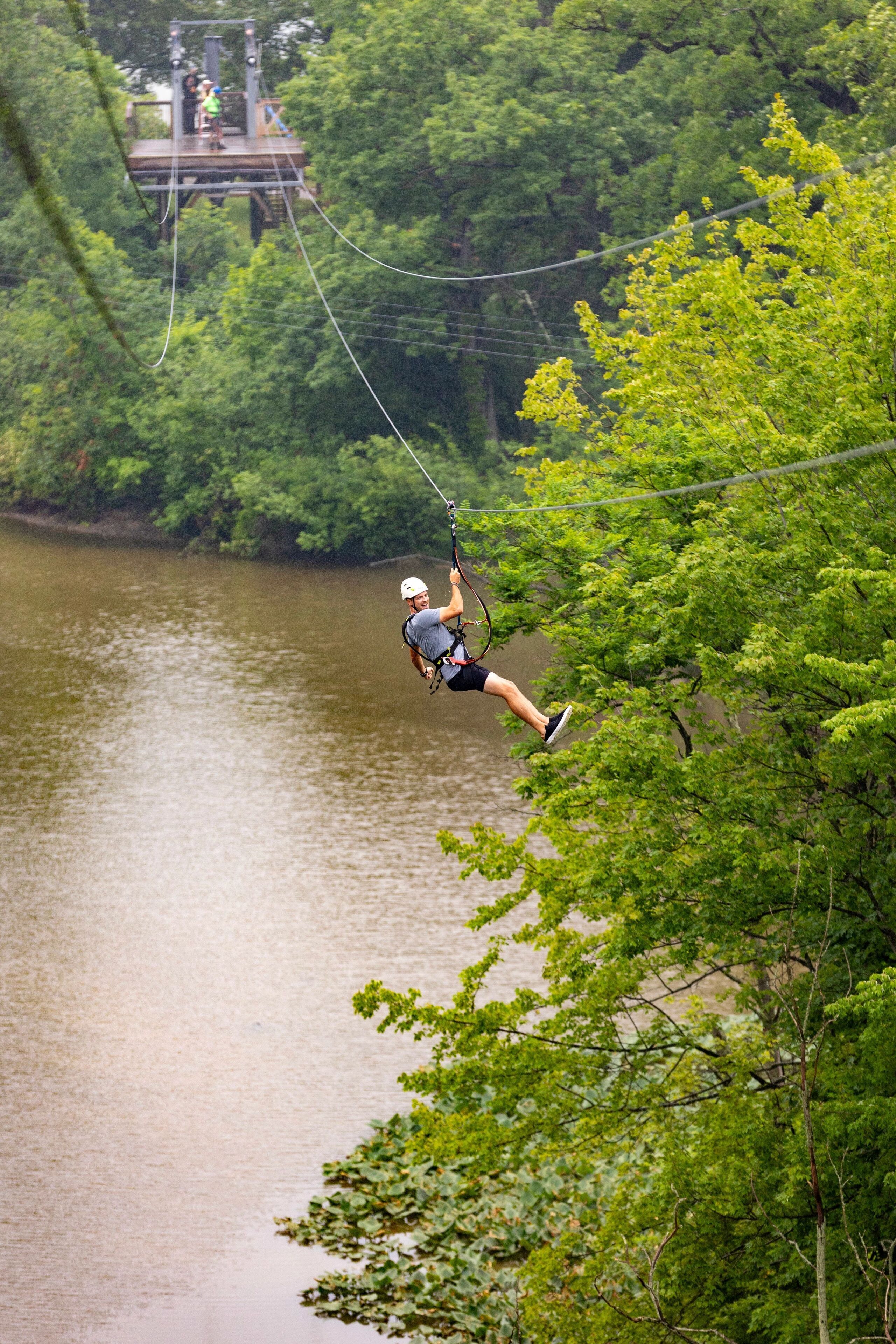 Ziplining