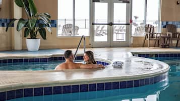 Indoor pool, seasonal outdoor pool