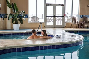 Indoor pool, seasonal outdoor pool