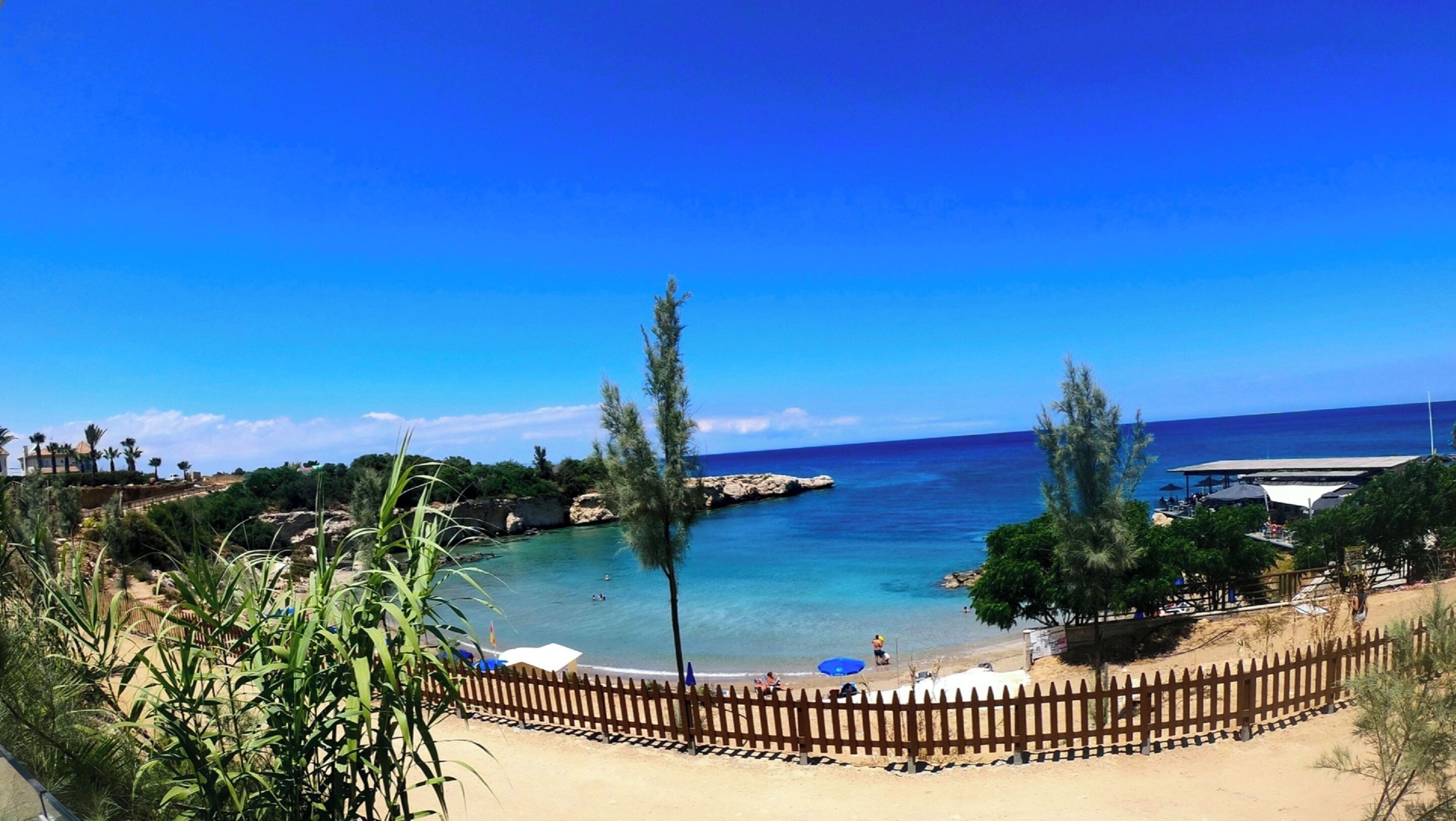 On the beach, scuba diving, waterskiing, windsurfing