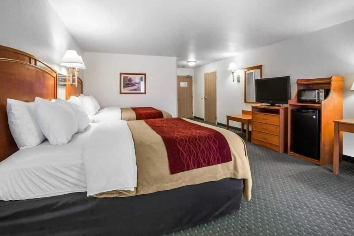 Desk, iron/ironing board, free cribs/infant beds, free rollaway beds