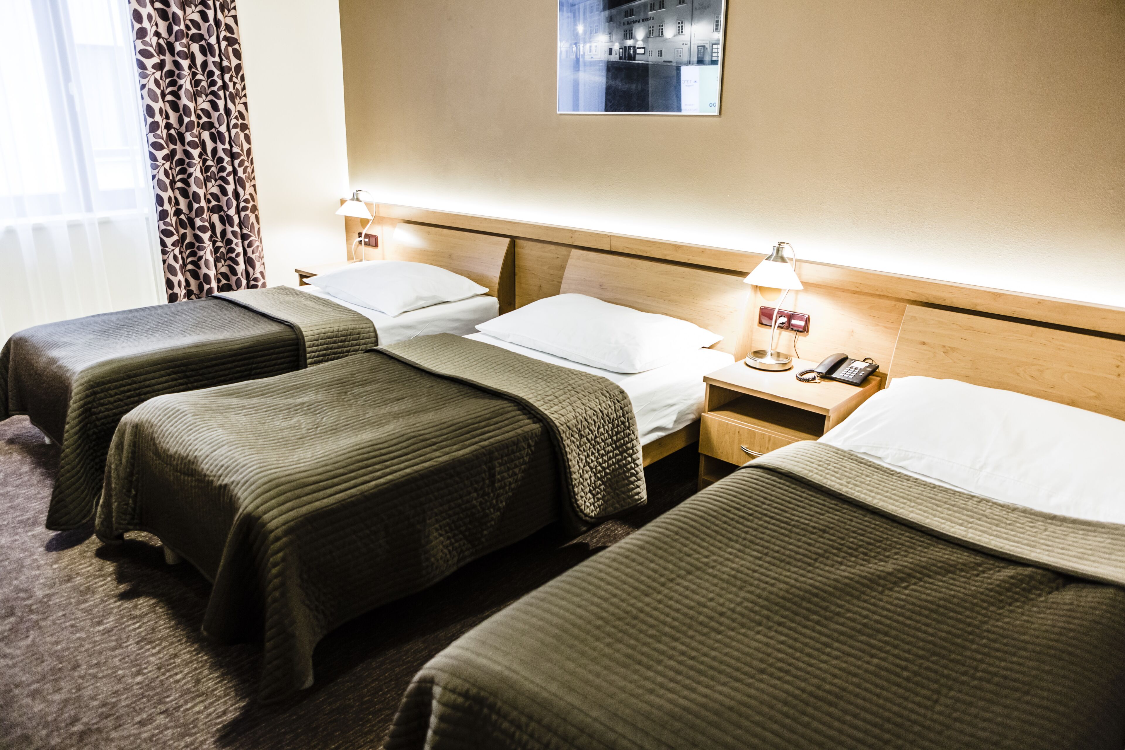 standard triple room | in-room safe, desk, blackout curtains, soundproofing