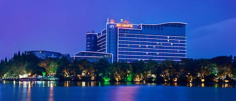 Front of property – evening/night