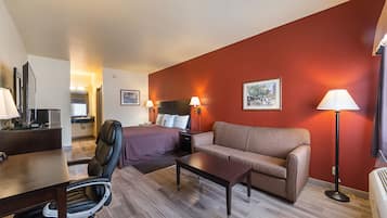 In-room safe, desk, iron/ironing board, free wired internet