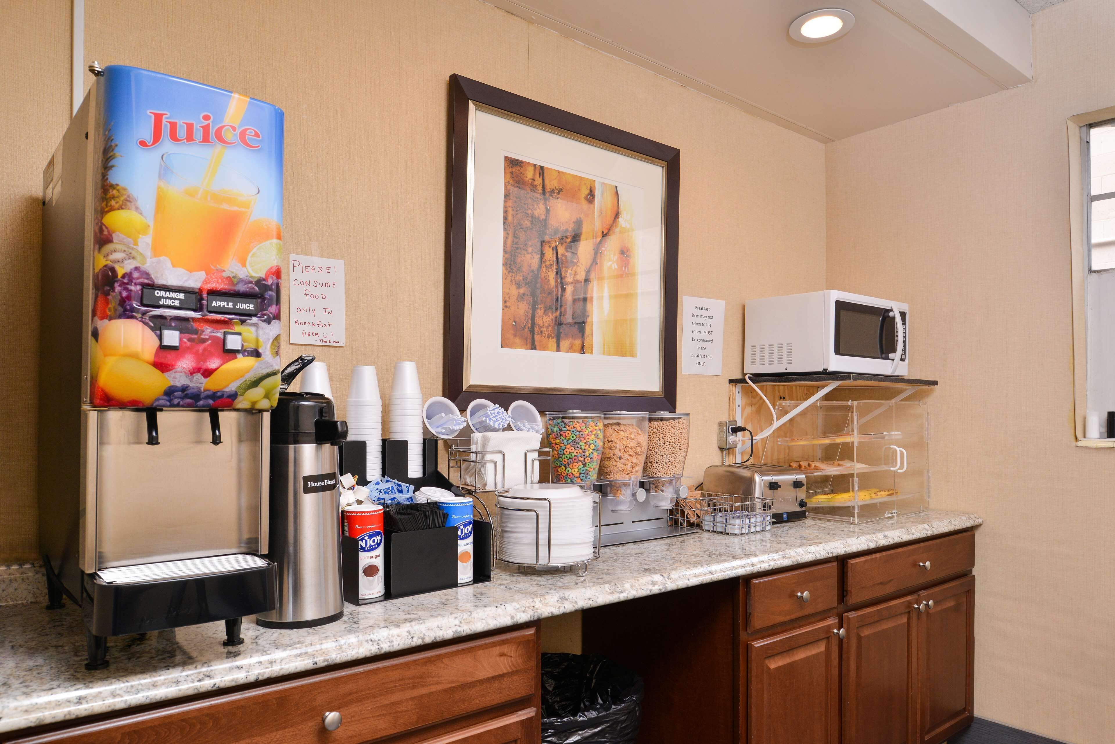 Free continental breakfast