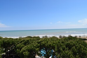 Blick von der Unterkunft