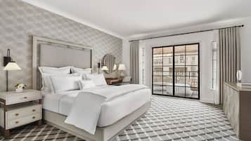 Premium bedding, down duvets, pillow-top beds, in-room safe